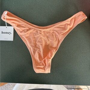 Honey Women's Orange Bikini Bottom